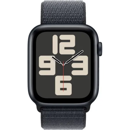 Apple Watch Series SE 2024 44mm Midnight Aluminum Case with Ink Sport Loop