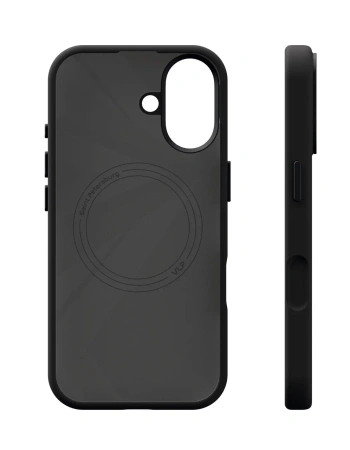 Чехол защитный VLP Aster Pro Case с MagSafe для iPhone 17, черный